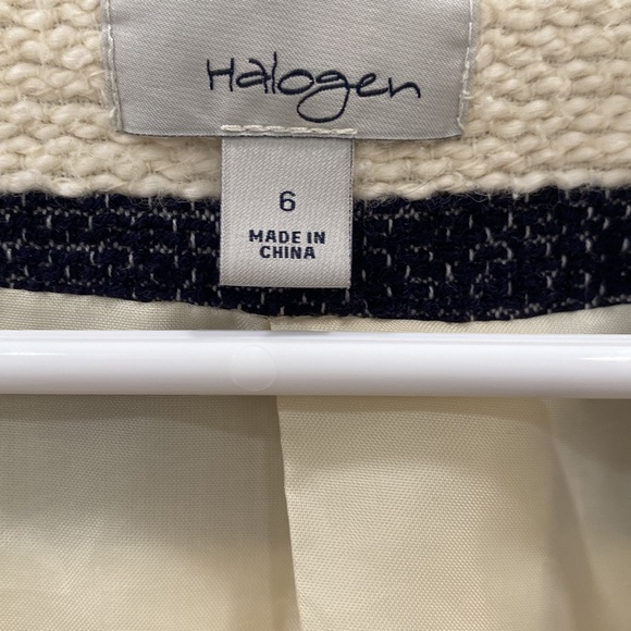 Blue and white striped Halogen zip jacket - Picture 4 of 4